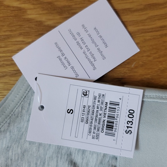 NWT - Auden gray bralette - Picture 2 of 4